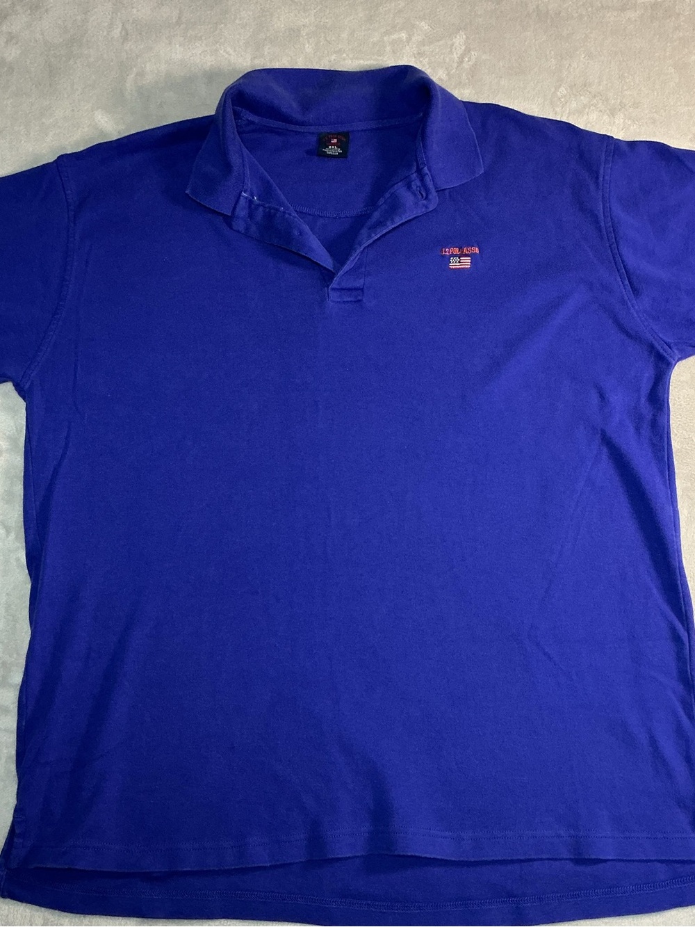 U.S. Polo Assn. Men's Polo Shirt in Royal Blue with Small Red Logo